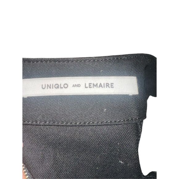 BEAUTIFUL Uniqlo x Lemaire Limited Edition Stitched A-Line Skirt Black size 8 Gr - Picture 3 of 5